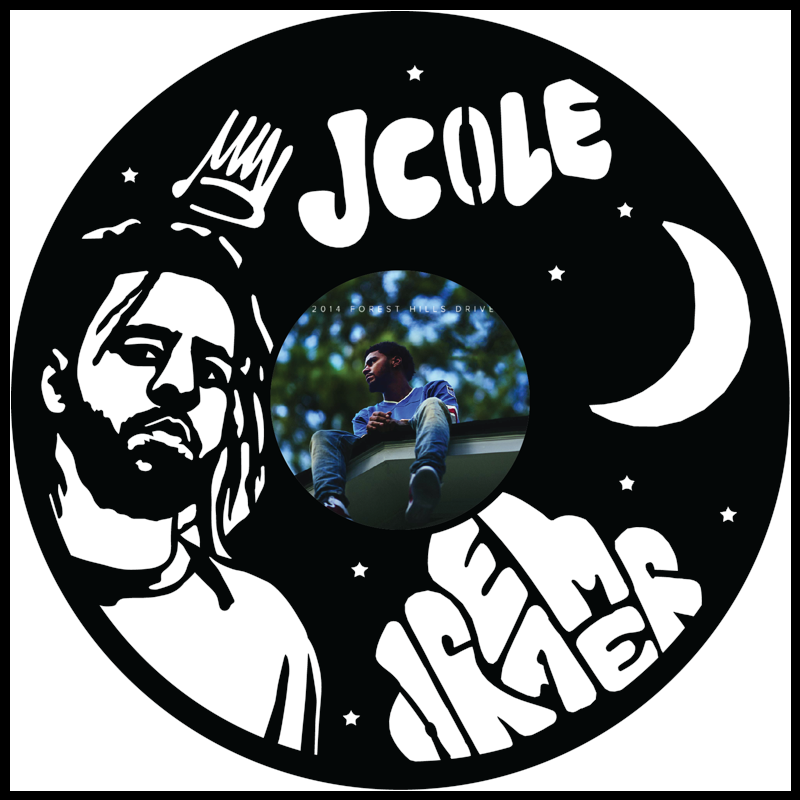 J Cole vinyl art