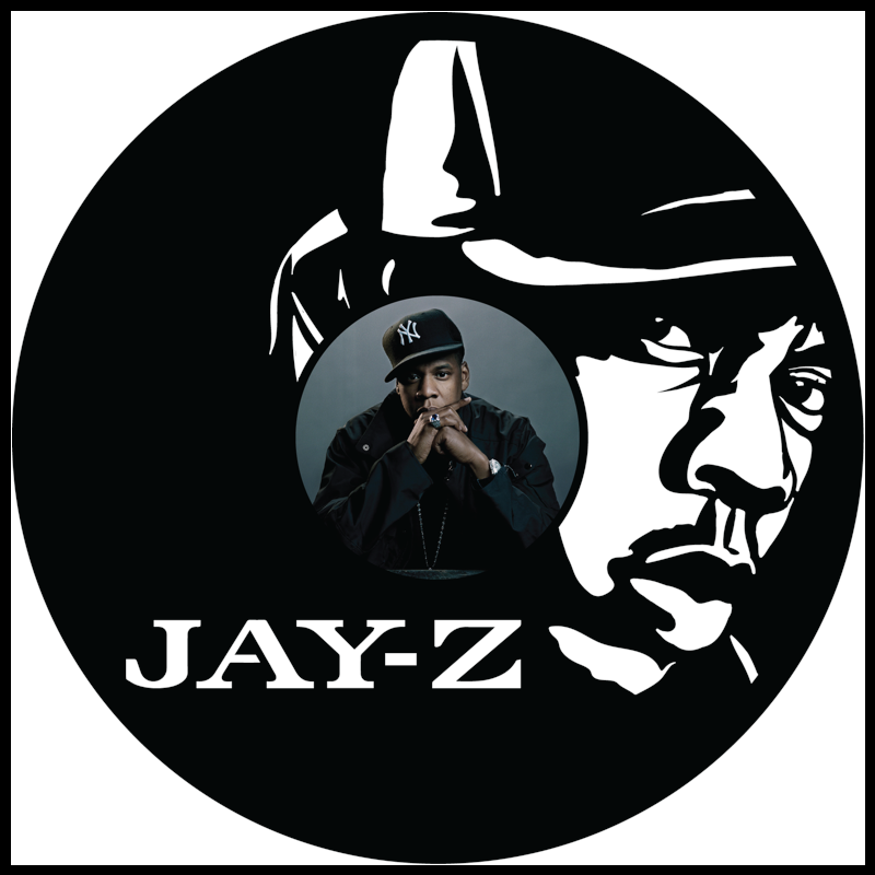 Jay Z – Carved Vinyl Record Art Decor – Astro Vinyl Art