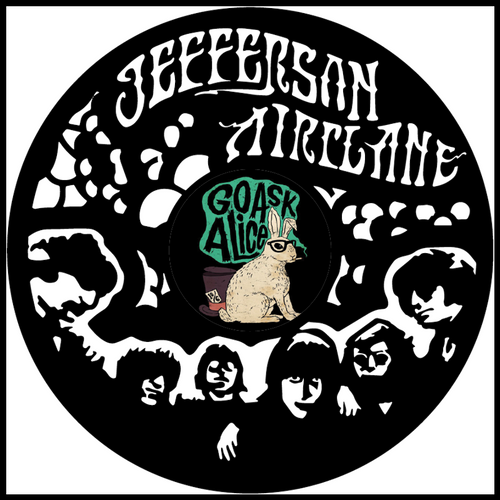 Jefferson Airplane vinyl art