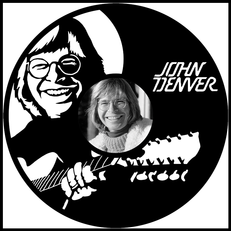 John Denver vinyl art