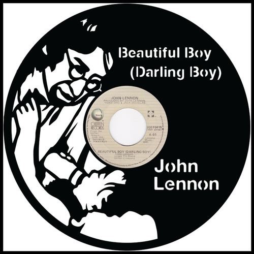 John Lennon Beautiful Boy vinyl art