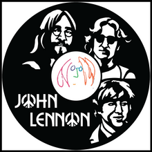 Load image into Gallery viewer, John Lennon vinyl art