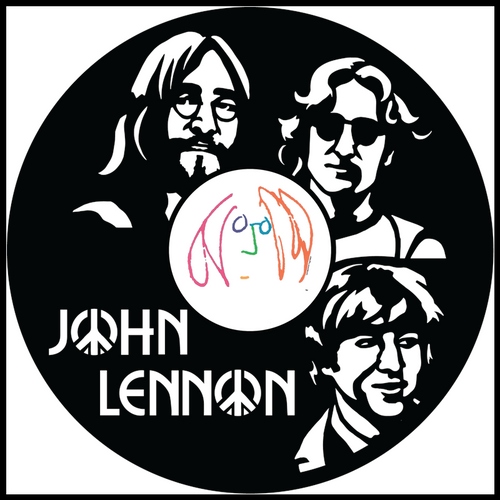 John Lennon vinyl art