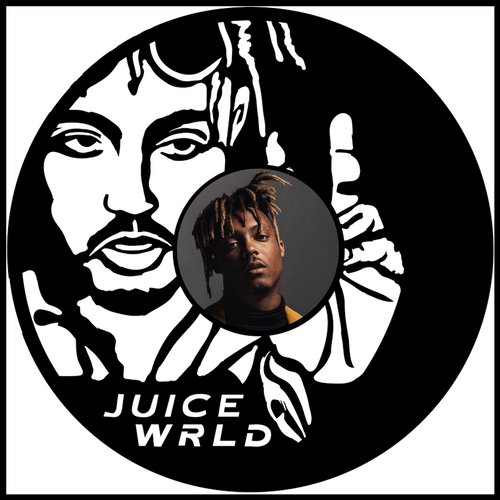Juice Wrld vinyl art