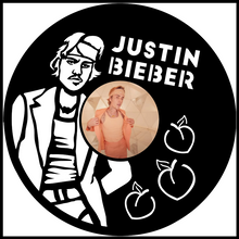 Load image into Gallery viewer, Justin Bieber vinyl art