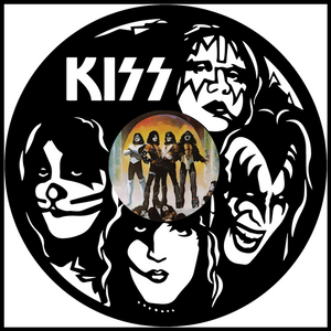 Kiss 4 Faces vinyl art