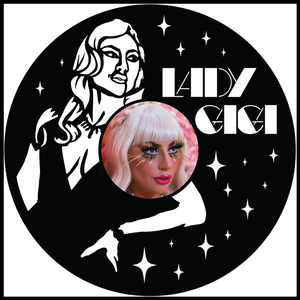 Lady Gaga – Carved Vinyl Record Art Decor – Astro Vinyl Art