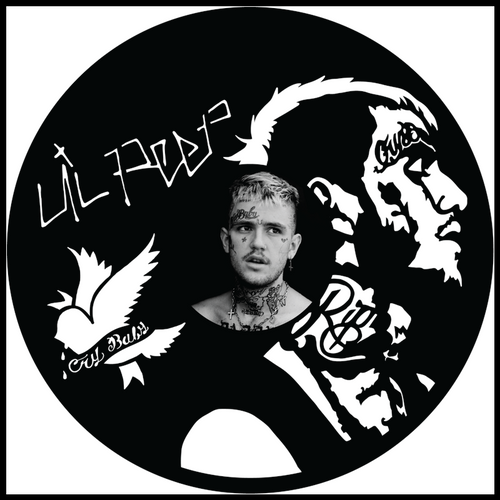 Lil Peep vinyl art