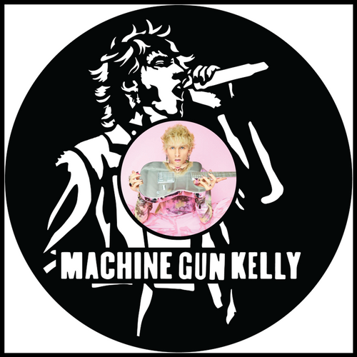 Machine Gun Kelly vinyl art