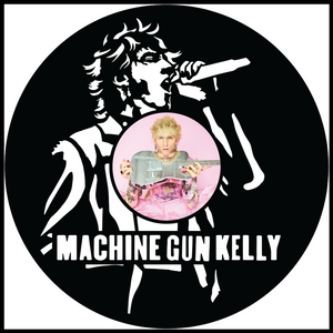 Machine Gun Kelly – Carved Vinyl Record Art Decor – Astro Vinyl Art Machine Gun Kelly – Carved Vinyl Record Art Decor – Astro Vinyl Art