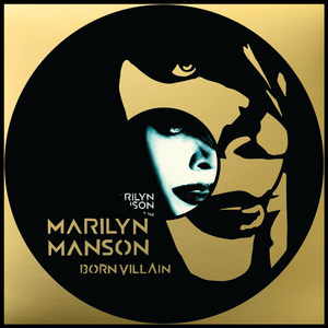 MARILYN MANSON BORN VILLAIN ポスター 入手困難非売品 Marilyn Manson Born Villain – Carved Vinyl Record Art Decor