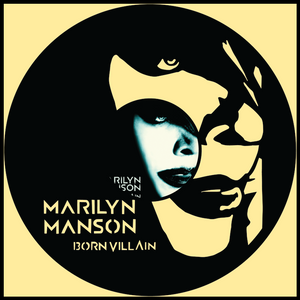 Marilyn Manson Born Villain – Carved Vinyl Record Art Decor Marilyn Manson Born Villain – Carved Vinyl Record Art Decor