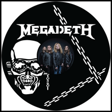 Load image into Gallery viewer, Megadeth vinyl art