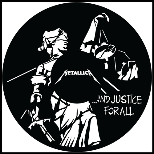Metallica And Justice For All vinyl art