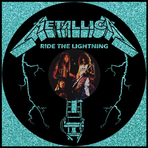 Metallica Ride The Lightning – Carved Vinyl Record Art Decor Metallica Ride The Lightning – Carved Vinyl Record Art Decor