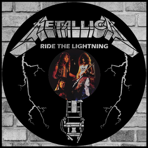 Metallica Ride The Lightning – Carved Vinyl Record Art Decor – Astro Vinyl  Art