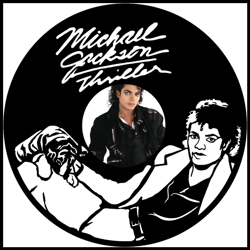 Michael Jackson Thriller vinyl art