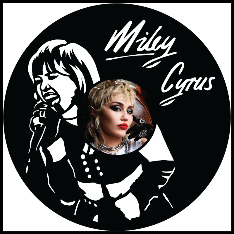 Miley Cyrus vinyl art