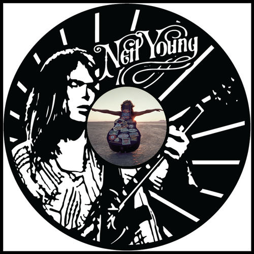 Neil Young vinyl art