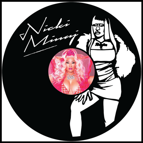 Nicki Minaj vinyl art