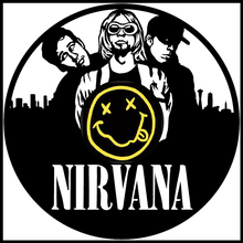Load image into Gallery viewer, Nirvana vinyl art