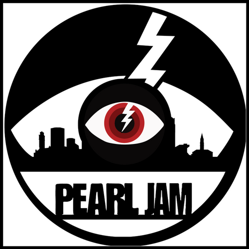 Pearl Jam Lightning Bolt vinyl art