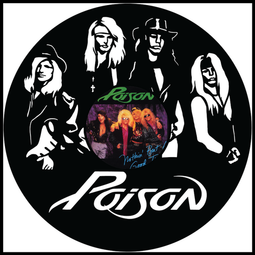 Poison vinyl art