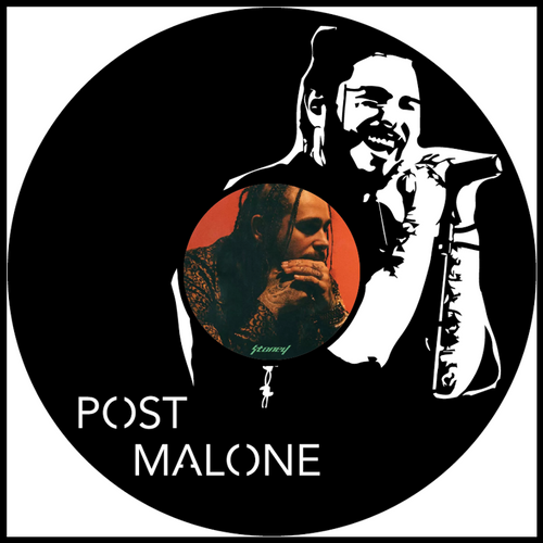 Post Malone vinyl art
