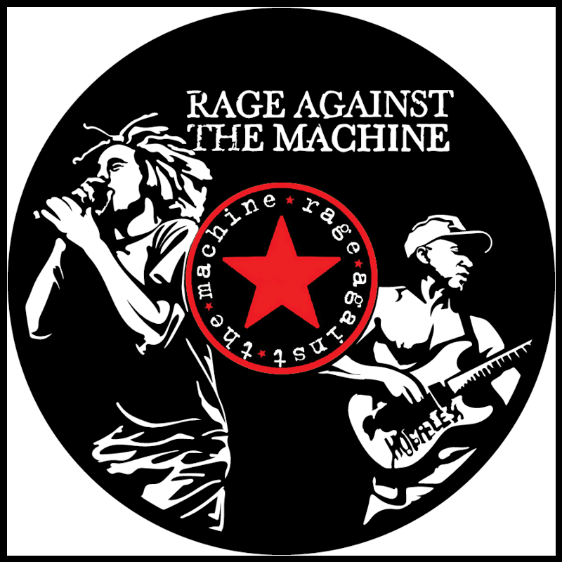 Rage Against The Machine vinyl art