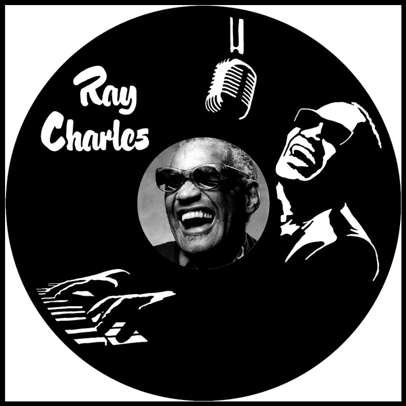 Ray Charles vinyl art