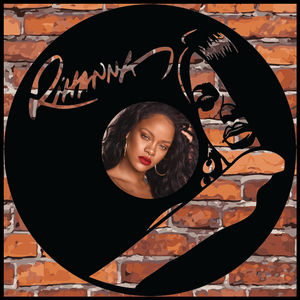 Rihanna – Carved Vinyl Record Art Decor – Astro Vinyl Art Rihanna – Carved Vinyl Record Art Decor – Astro Vinyl Art