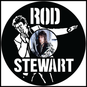 Rod Stewart vinyl art