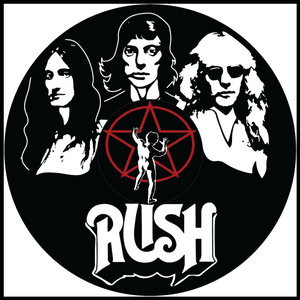 Rush Faces vinyl art