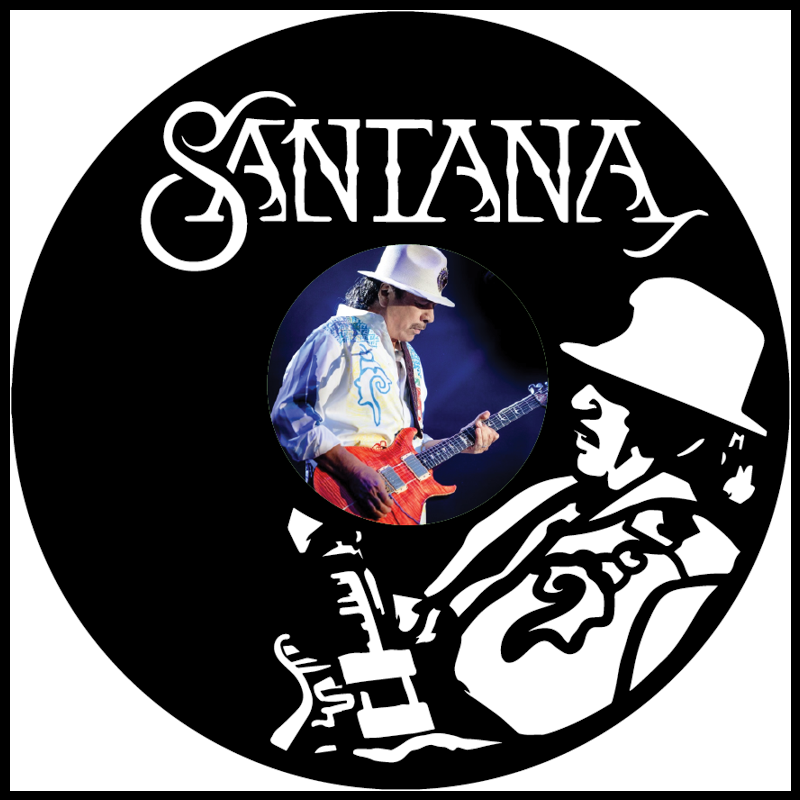 Santana vinyl art