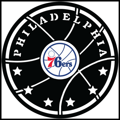 Sports Philadelphia 76ers vinyl art