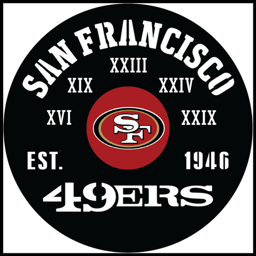 Sports San Fancisco 49ers vinyl art