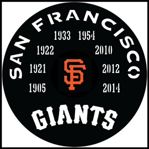 Sports San Fancisco Giants vinyl art