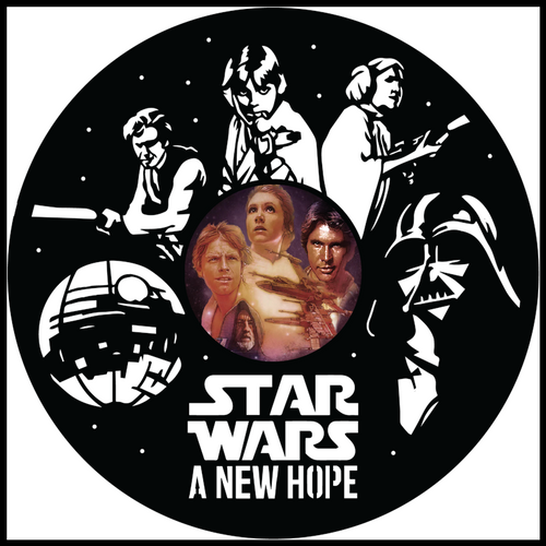 Star Wars A New Hope vinyl art