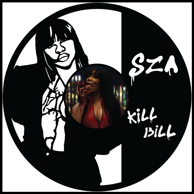 Sza Kill Bill vinyl art