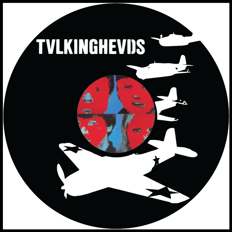 Talking Heads vinyl art