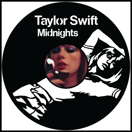 Taylor Swift Midnights vinyl art