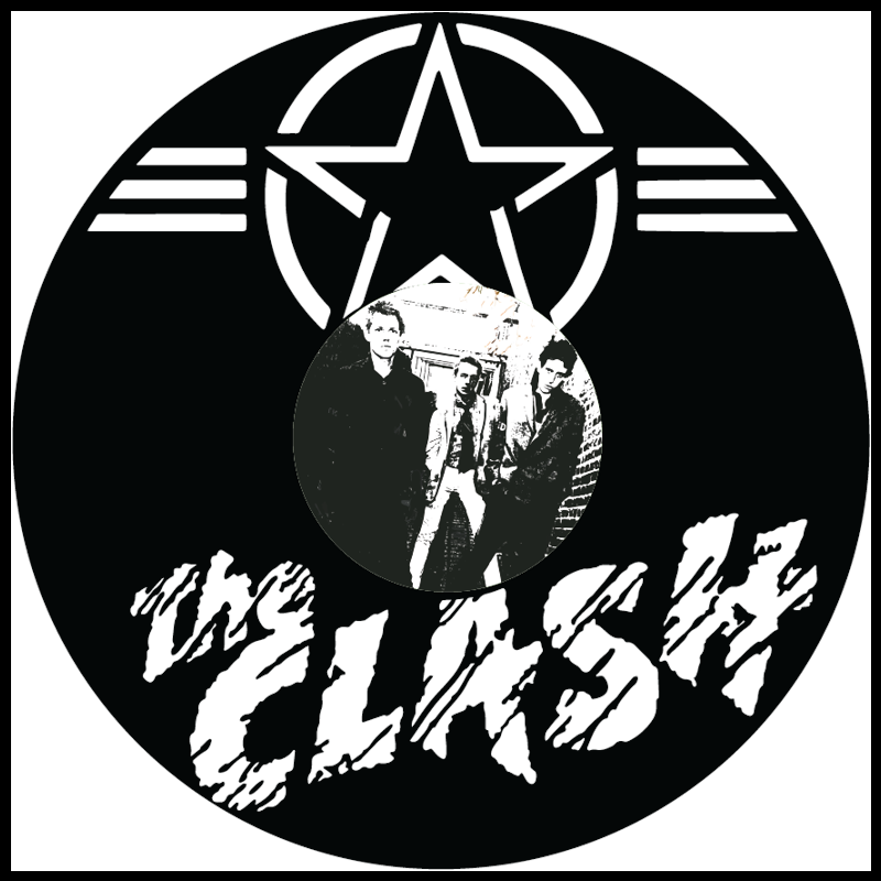 The Clash vinyl art