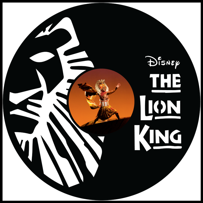 The Lion King The Musical vinyl art