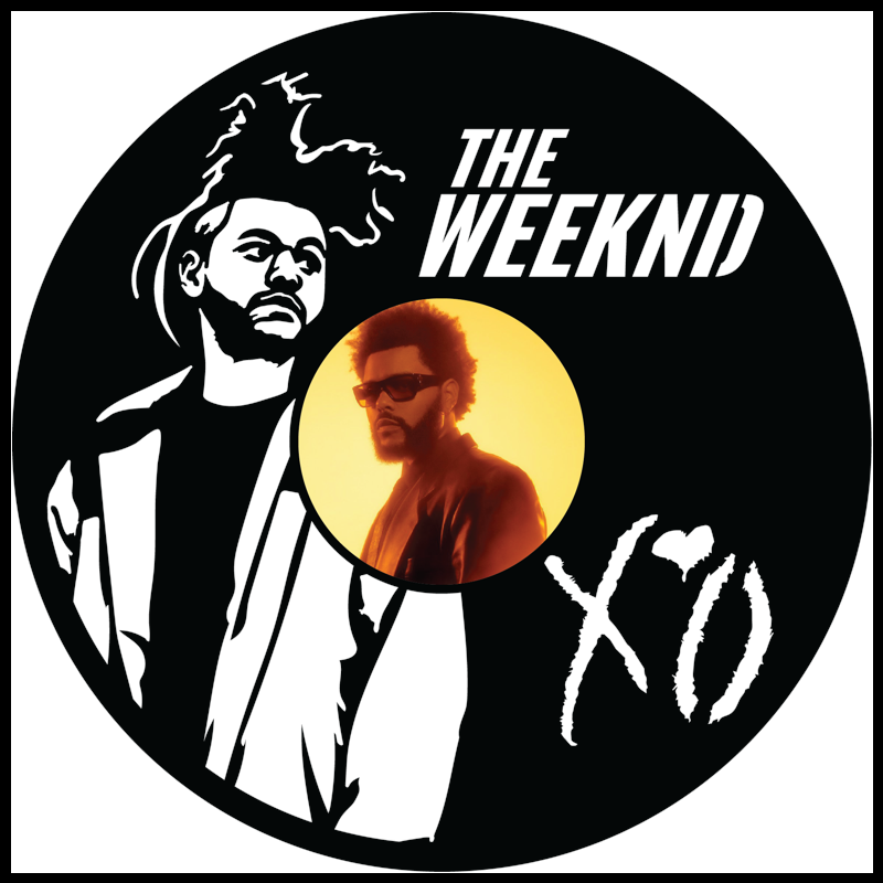 The Weeknd vinyl art