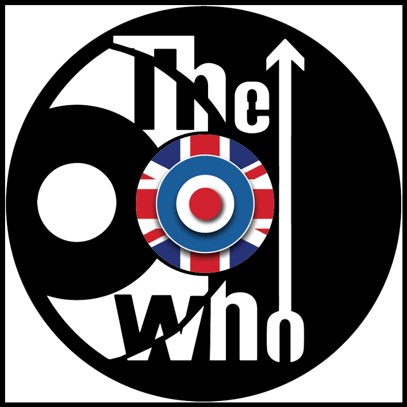 The Who Bullseye vinyl art