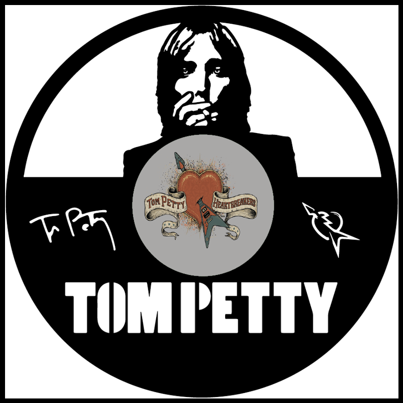Tom Petty vinyl art
