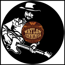Load image into Gallery viewer, Waylon Jennings vinyl art