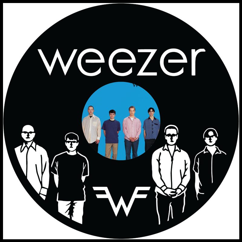 Weezer vinyl art