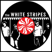 Load image into Gallery viewer, White Stripes vinyl art