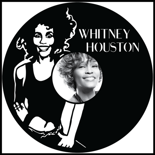 Whitney Houston vinyl art